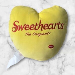Sweetheart 20” Yellow Heart Pillow NWT